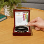 Love You Forever Bracelet - Honoring a Special Father - in - Law - Gadget and Glam Shop