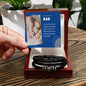 Men's "Love You Forever" Bracelet - To My Beloved Dad - Gadget and Glam Shop