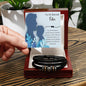 Men's "Love You Forever" Bracelet - For My Constant Source of Joy - Gadget and Glam Shop