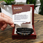 Men's 'Love You Forever' Bracelet - Celebrating Your Milestone - Gadget and Glam Shop