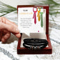 Love You Forever Bracelet - Honoring a Special Father - in - Law - Gadget and Glam Shop
