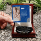 Men's "Love You Forever" Bracelet - To My Beloved Dad - Gadget and Glam Shop