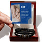 Men's "Love You Forever" Bracelet - To My Beloved Dad - Gadget and Glam Shop