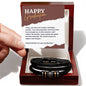 Men's 'Love You Forever' Bracelet - Celebrating Your Milestone - Gadget and Glam Shop