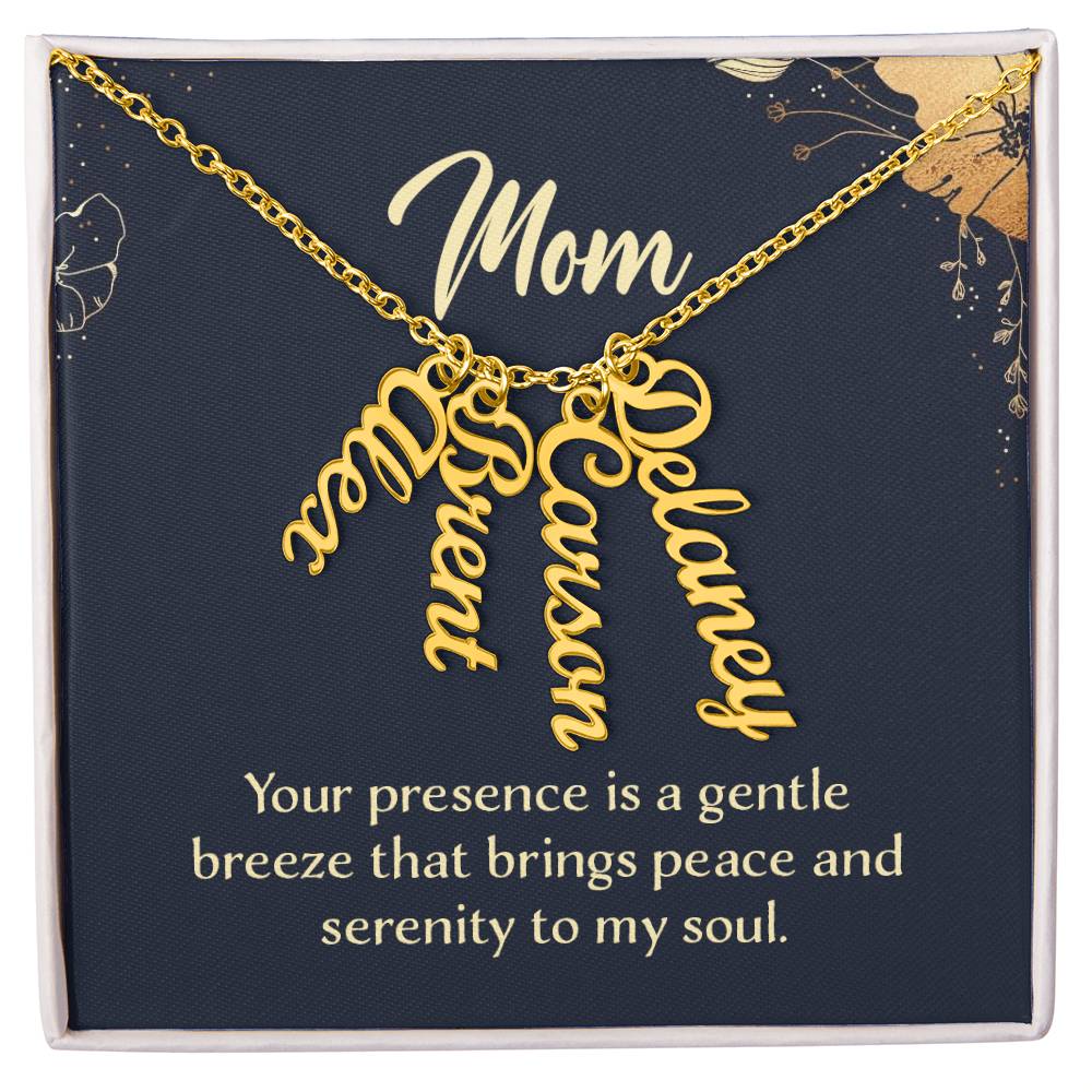 Personalized Multi - Name Necklace for Mom - Gadget and Glam Shop