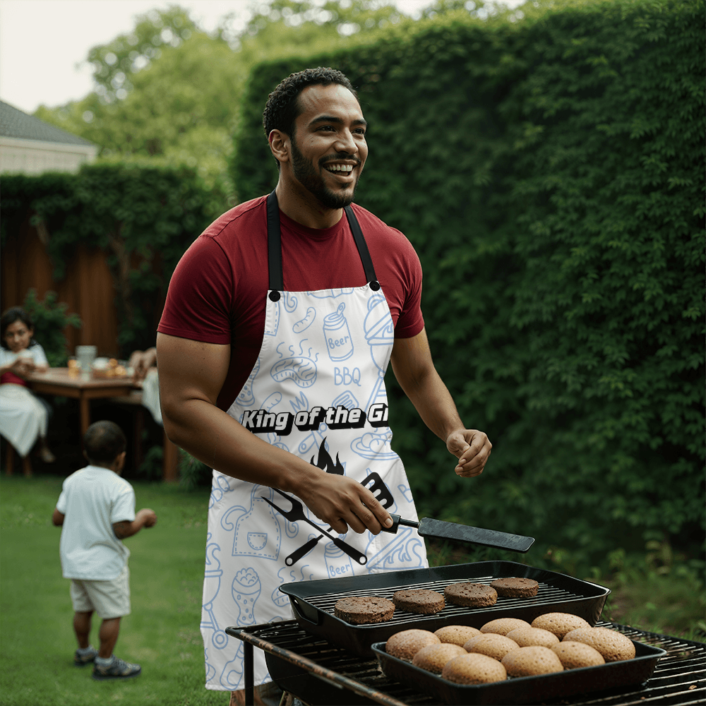 BBQ King Father's Day Apron