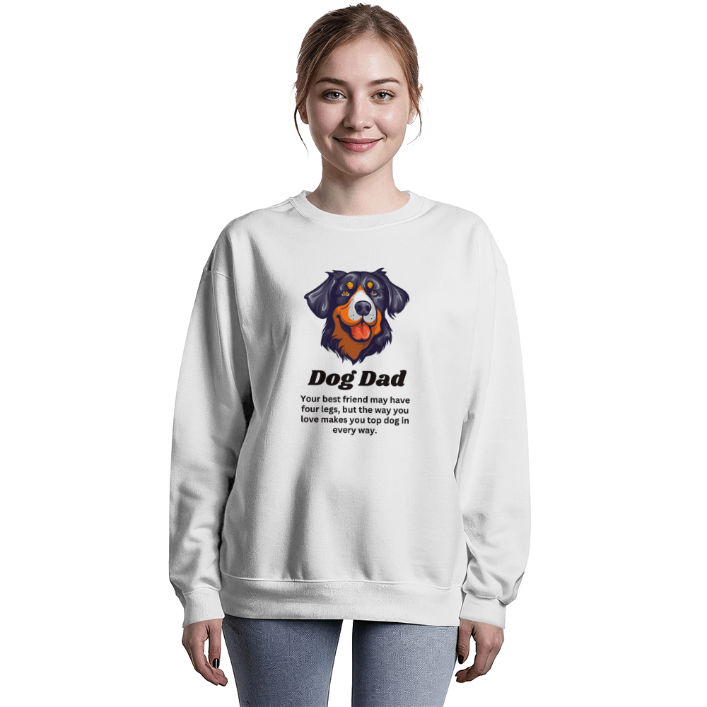 Dog Dad Unisex Crewneck Sweatshirt for Father's Day - Gadget and Glam Shop