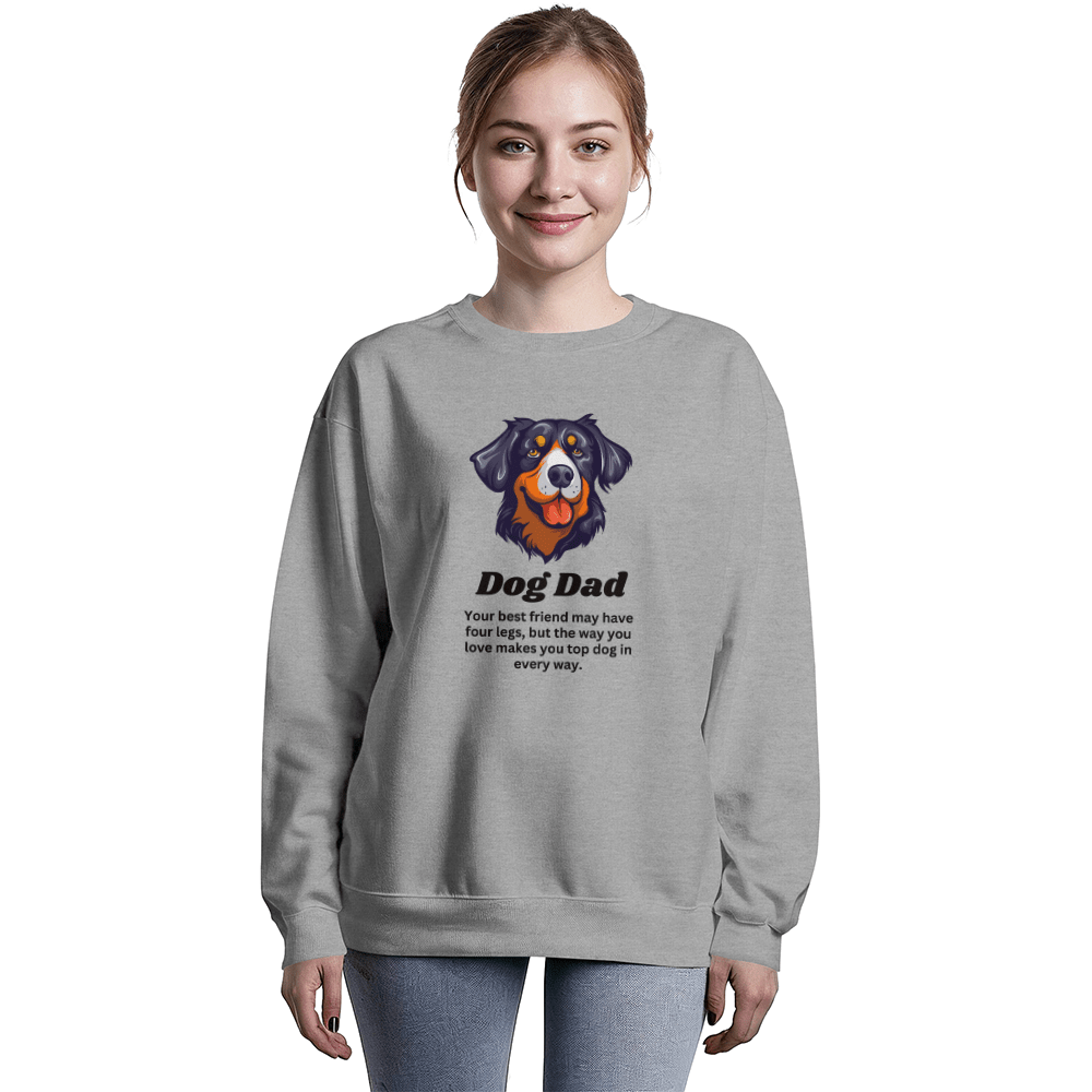 Dog Dad Unisex Crewneck Sweatshirt for Father's Day - Gadget and Glam Shop