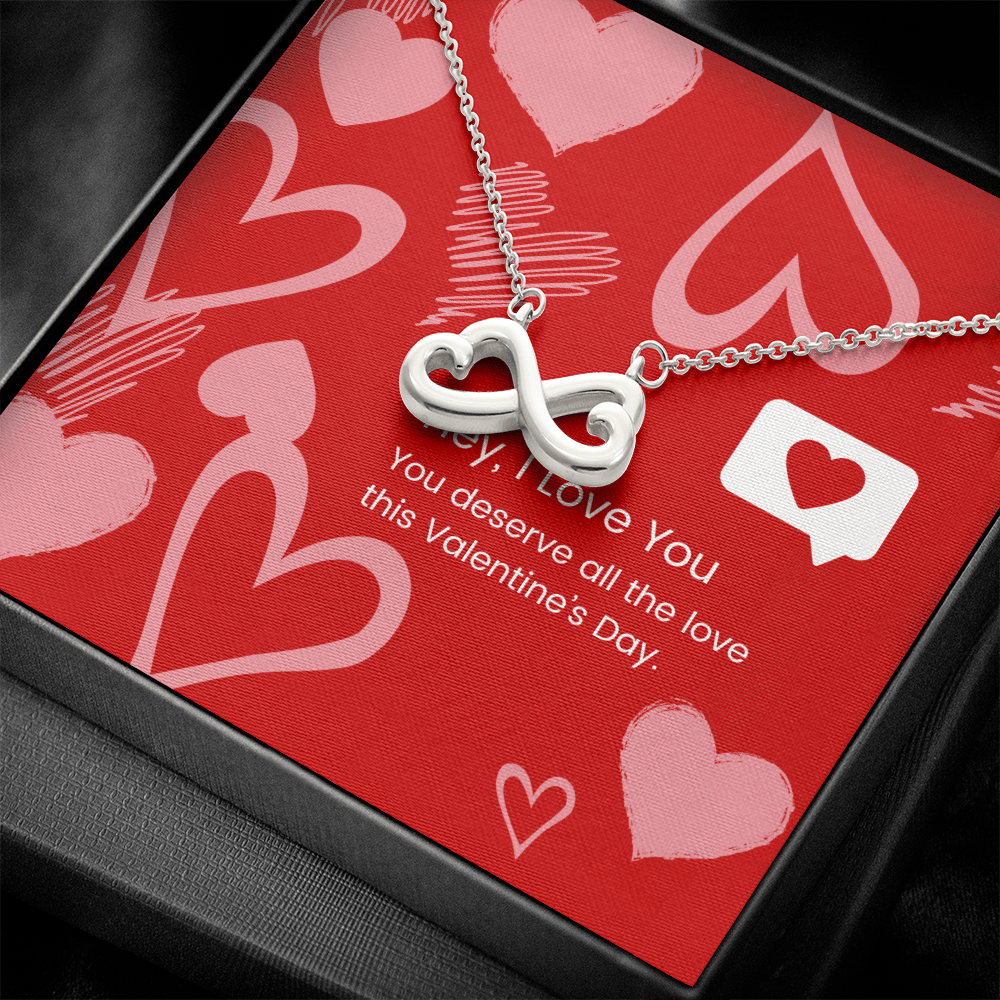 Eternal Affection: Valentine's Day Endless Love Necklace - Gadget and Glam Shop