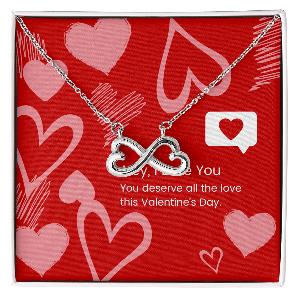 Eternal Affection: Valentine's Day Endless Love Necklace - Gadget and Glam Shop