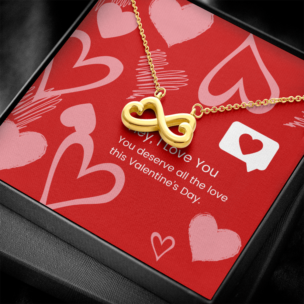 Eternal Affection: Valentine's Day Endless Love Necklace - Gadget and Glam Shop