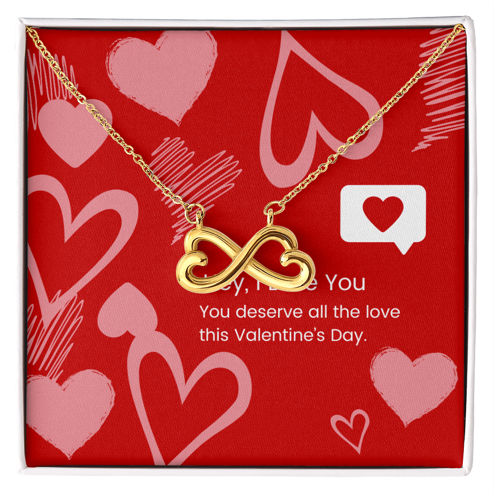 Eternal Affection: Valentine's Day Endless Love Necklace - Gadget and Glam Shop