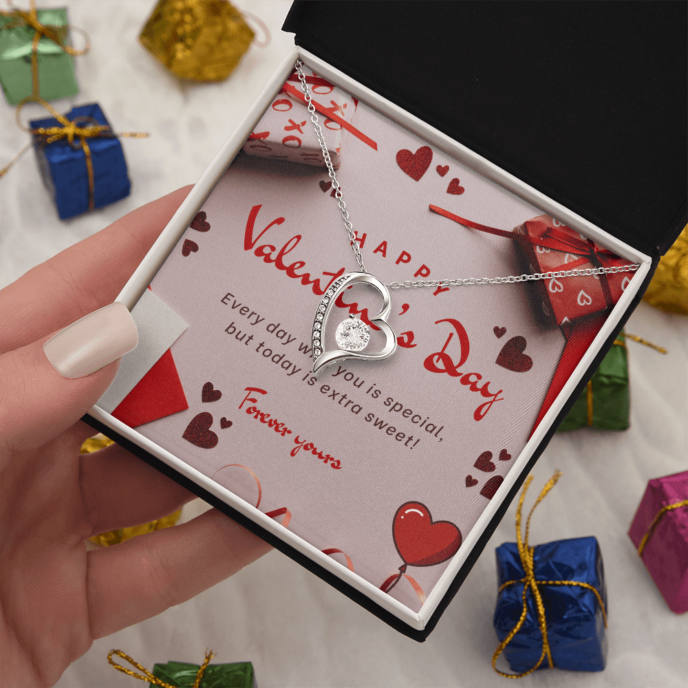 Enduring Devotion: Valentine's Day Forever Love Necklace - Gadget and Glam Shop