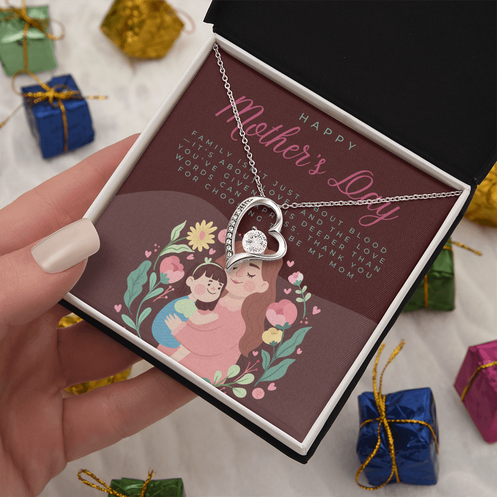 Love Makes a Family – Forever Love Necklace for Mother's Day - Gadget and Glam Shop