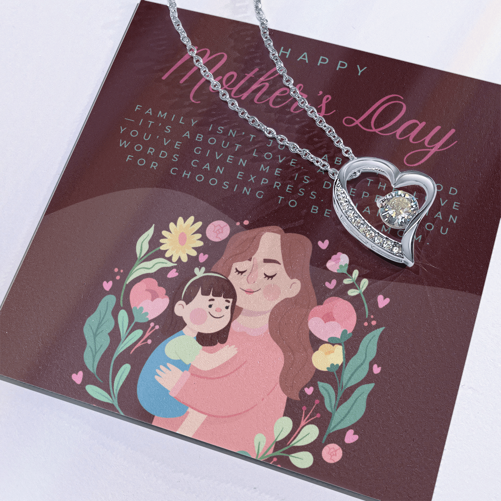 Love Makes a Family – Forever Love Necklace for Mother's Day - Gadget and Glam Shop