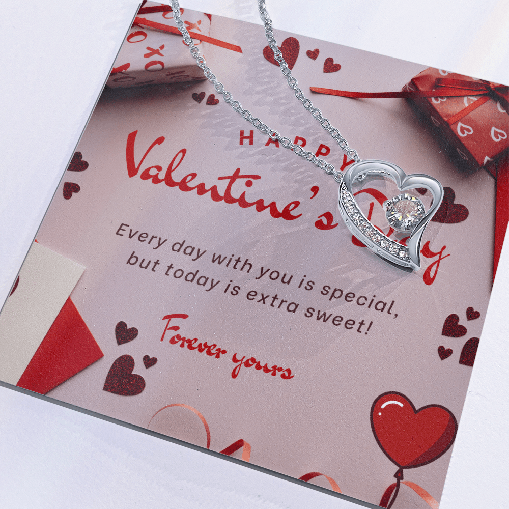 Enduring Devotion: Valentine's Day Forever Love Necklace - Gadget and Glam Shop