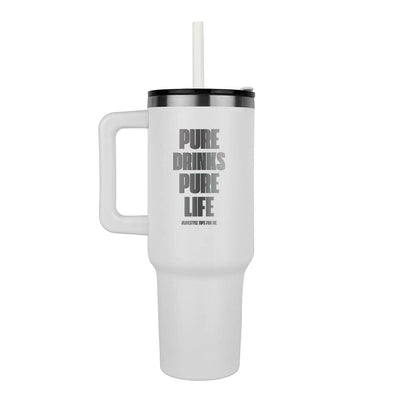 40oz. Stainless Steel Tumbler (Pure Drinks Pure Life) - Gadget and Glam Shop