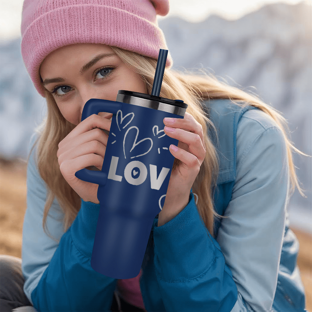 Sip of Love: Valentine's Day Pinnacle 40oz Tumbler - Gadget and Glam Shop