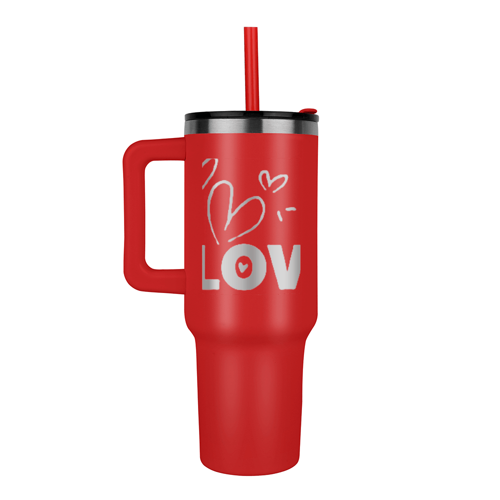 Sip of Love: Valentine's Day Pinnacle 40oz Tumbler - Gadget and Glam Shop