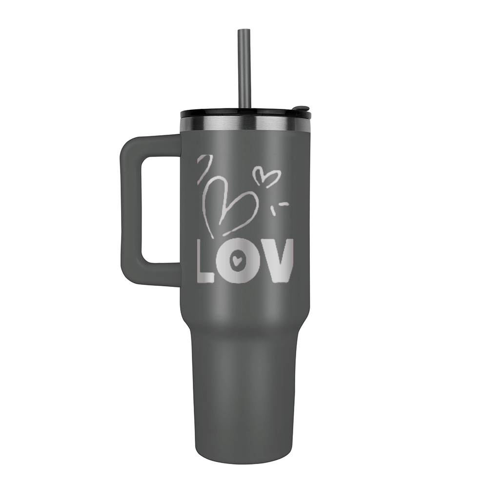 Sip of Love: Valentine's Day Pinnacle 40oz Tumbler - Gadget and Glam Shop
