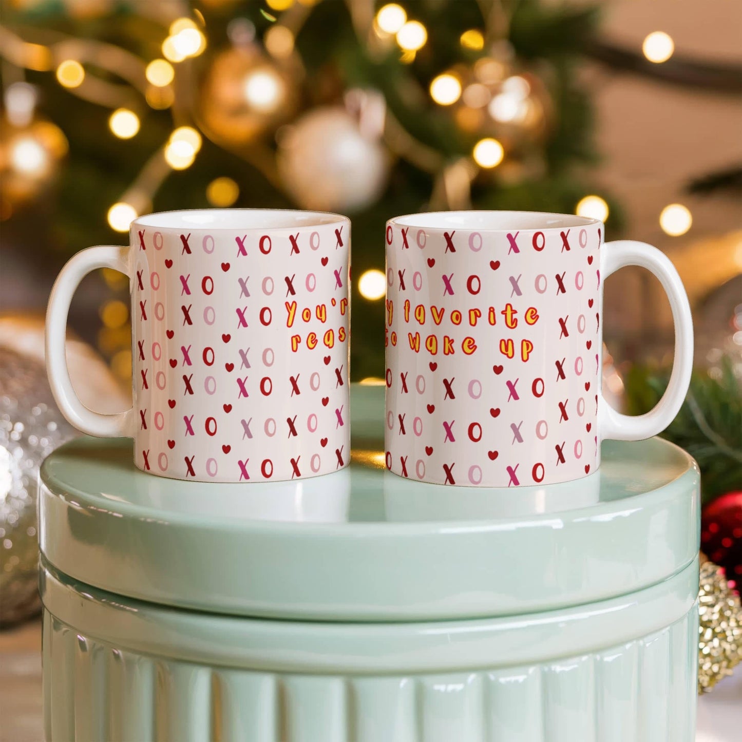 Valentine's Day Love Sips: White Ceramic Mug - Gadget and Glam Shop