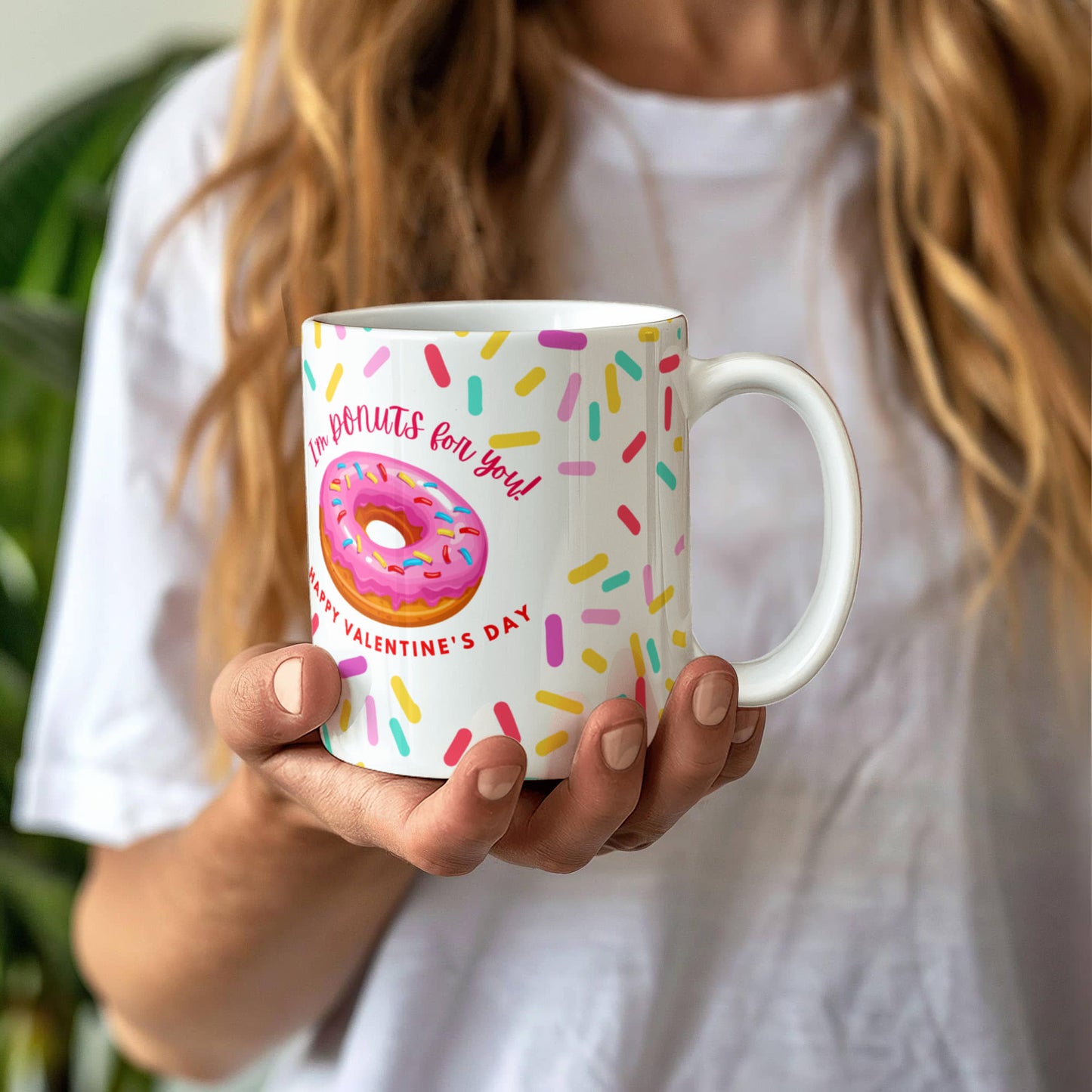 Valentine's Day Love Sips: White Ceramic Mug - Gadget and Glam Shop
