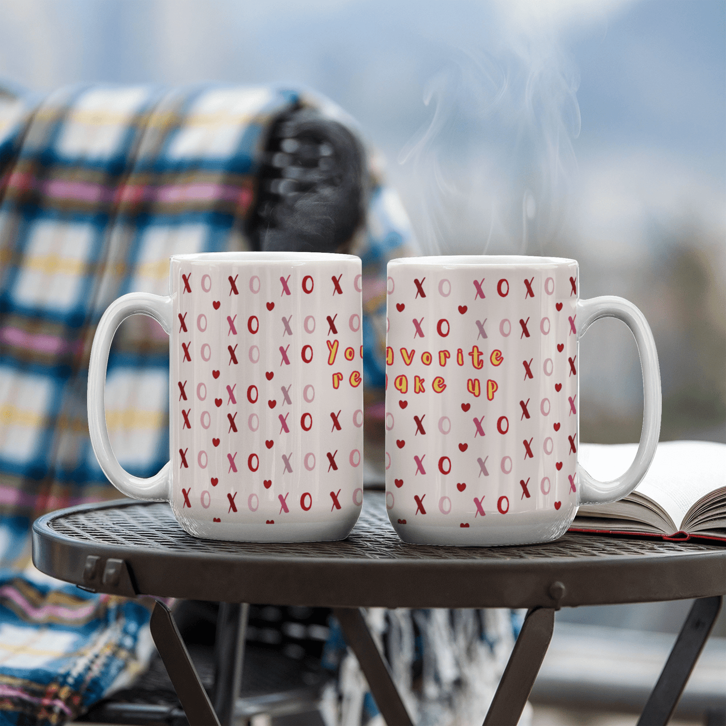 Valentine's Day Love Sips: White Ceramic Mug - Gadget and Glam Shop