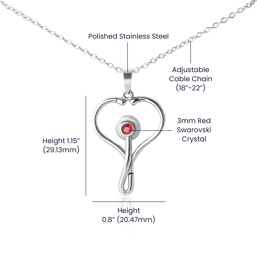 Heartbeat of Love: Valentine's Day HeartScope Necklace - Gadget and Glam Shop