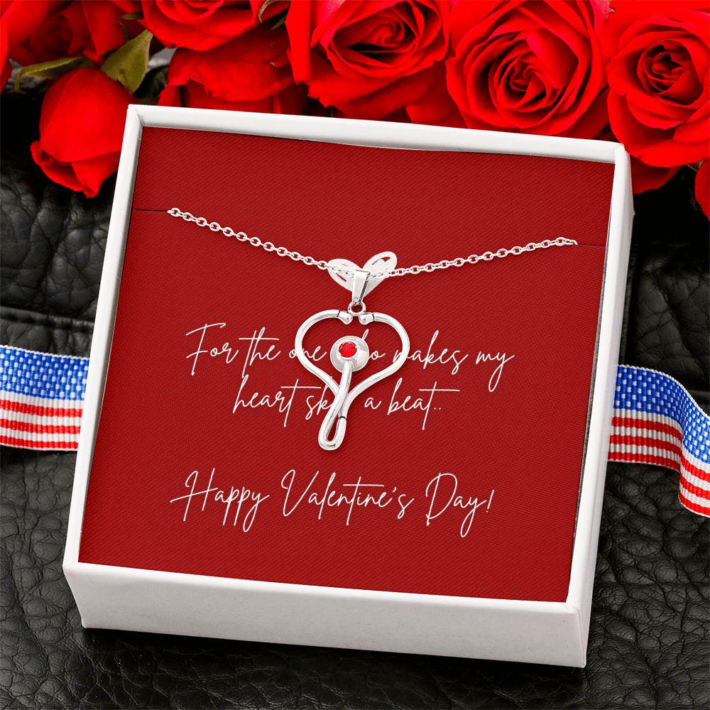 Heartbeat of Love: Valentine's Day HeartScope Necklace - Gadget and Glam Shop