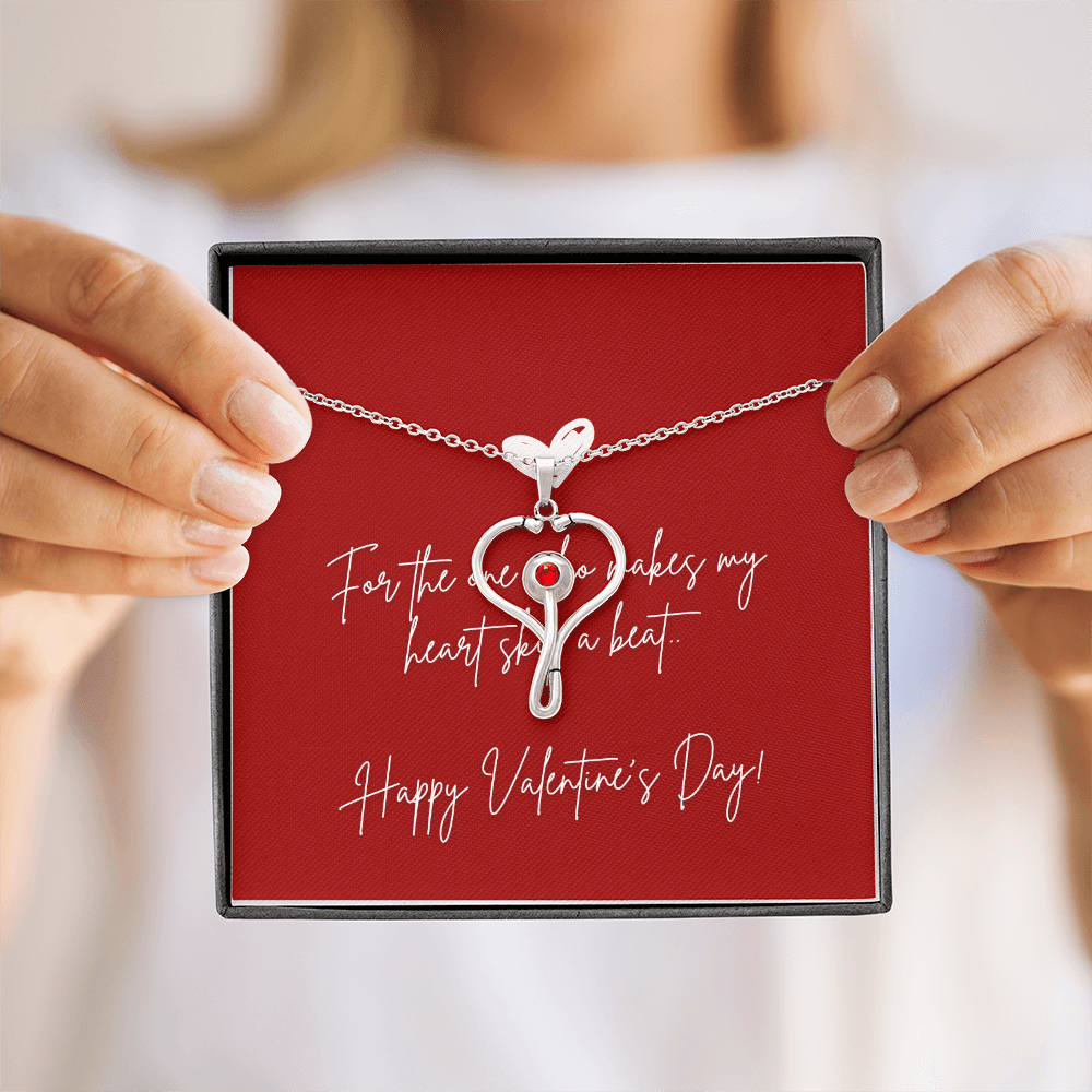 Heartbeat of Love: Valentine's Day HeartScope Necklace - Gadget and Glam Shop