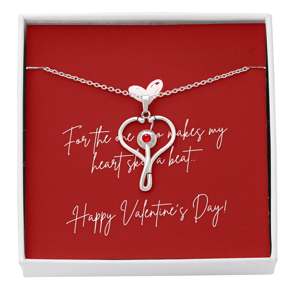 Heartbeat of Love: Valentine's Day HeartScope Necklace - Gadget and Glam Shop