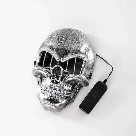 LED Skull Mask - Halloween Cosplay LED Mask - Gadget and Glam Shop