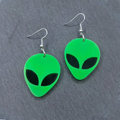 Alien Statement Drop Earrings - Gadget and Glam Shop