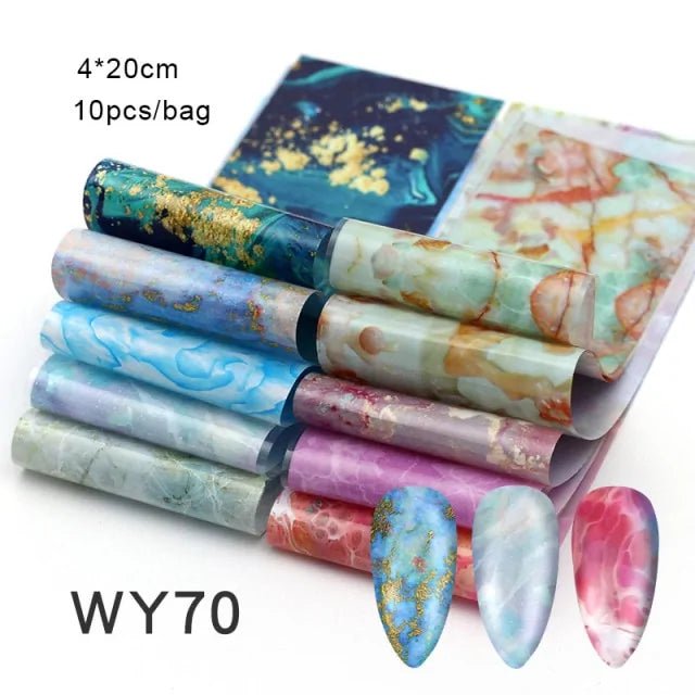 20*4cm Mix Nail Art Transfer Sticker - Gadget and Glam Shop