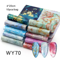 20*4cm Mix Nail Art Transfer Sticker - Gadget and Glam Shop