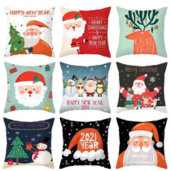 Cartoon Christmas Pillow Cover - Gadget and Glam Shop