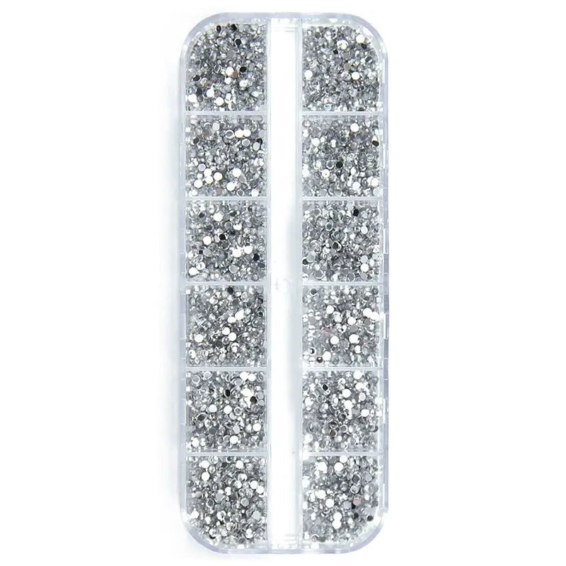 Box Nail Art Flat Back Crystal Rhinestone - Gadget and Glam Shop