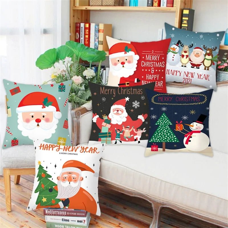 Cartoon Christmas Pillow Cover - Gadget and Glam Shop