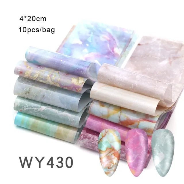 20*4cm Mix Nail Art Transfer Sticker - Gadget and Glam Shop