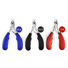 1 pcs Double Spring Plastic Handle Fingernail &Toenail Cuticle Nipper Trimming Cutter Scissor Plier Nail Clipper Cutter Tool - Gadget and Glam Shop