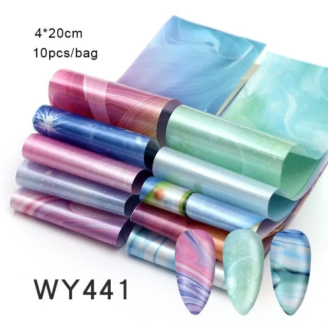20*4cm Mix Nail Art Transfer Sticker - Gadget and Glam Shop