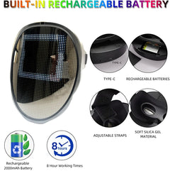 Bluetooth Light Up LED Mask - Gadget and Glam Shop