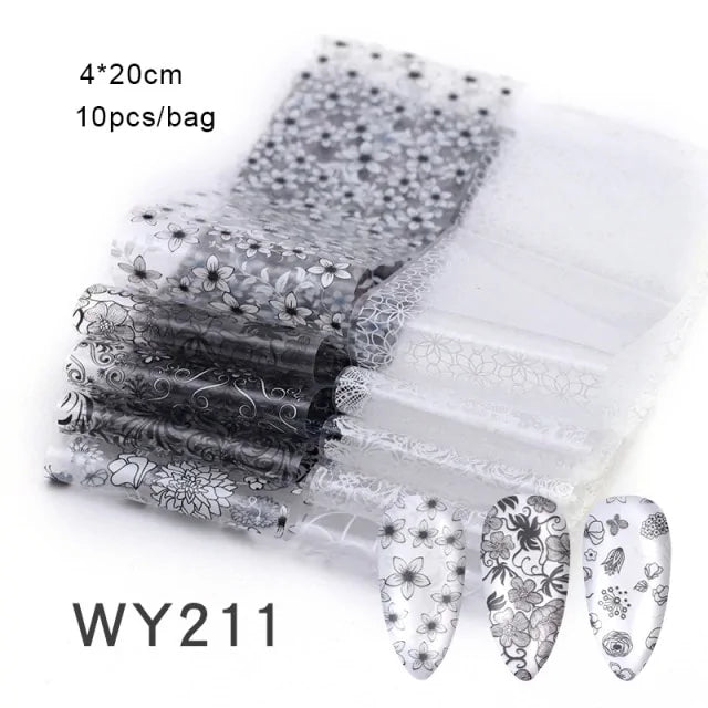 20*4cm Mix Nail Art Transfer Sticker - Gadget and Glam Shop