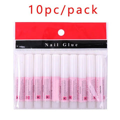 10pc Mini Beauty Nail Glue Set for Nail Art and Rhinestones - Gadget and Glam Shop