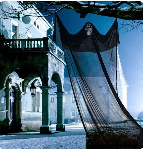 LED Hanging Skull Ghost Halloween Decor - Gadget and Glam Shop