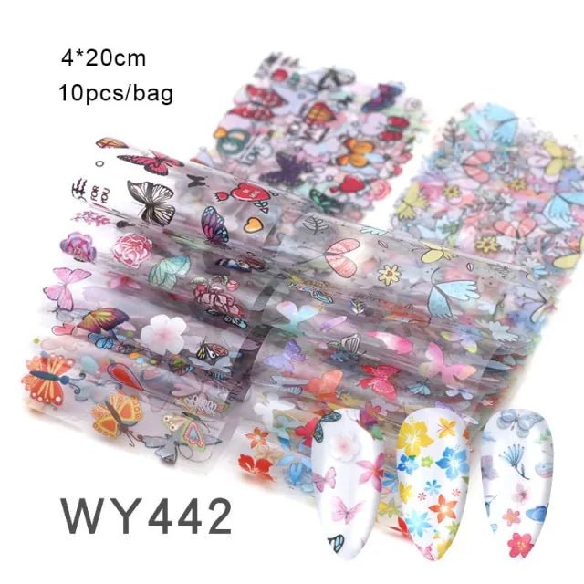 20*4cm Mix Nail Art Transfer Sticker - Gadget and Glam Shop