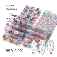 20*4cm Mix Nail Art Transfer Sticker - Gadget and Glam Shop