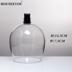 HOUSEEYOU Creative Red Wine Champagne Glass Cup with Silicone Seal Drink Directly from Bottle Crystal Glasses Cocktail Mug 260ML - Gadget and Glam Shop