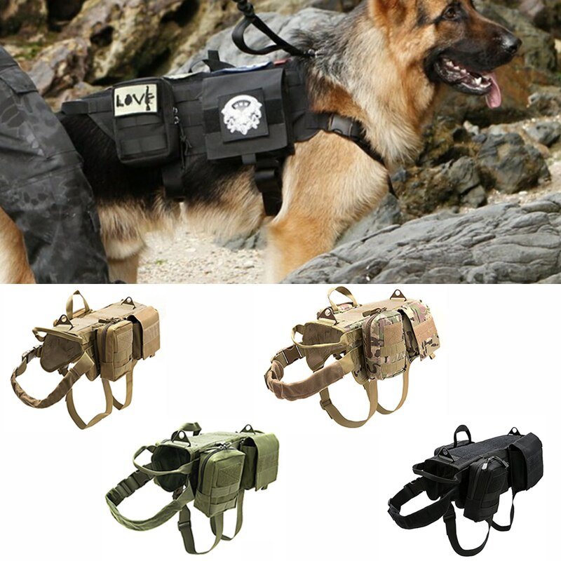 Tactical Military Dog Harness - Gadget and Glam Shop