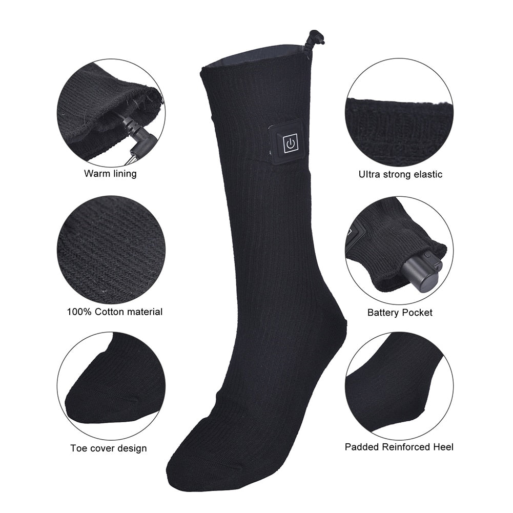 Breathable Heated Socks - Gadget and Glam Shop